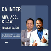 CA Inter Adv. Acc. & Law Combo | Regular Batch by CA Abhishek Zaware & CA Darshan Khare | For Jan 26 Exams